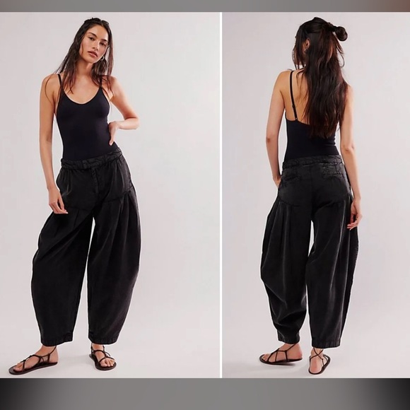 Free People Denim - NWOT Free People Sarina Pleated Trousers